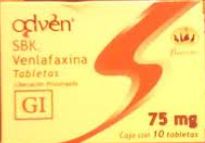 Generic Effexor 75mg 10 Caps, Venlafaxine, Odven